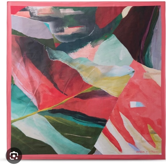 Aveda x 3.1 Phillip Lim cosmetic pouch & hair scarf - Picture 11 of 12